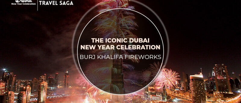 Dubai new year celebration | Burj Khalifa Fireworks blog banner by Dubai new year celebration