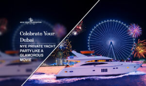 Dubai NYE private yacht party | New Year’s Eve yacht rental Dubai Blog Banner by Dubai New Year Celebration