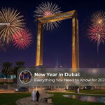 New Year celebration in Dubai with stunning fireworks.
