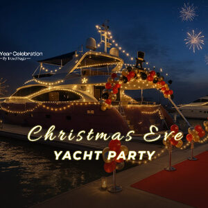 Christmas Eve Yacht Party Dubai 2026 with live music