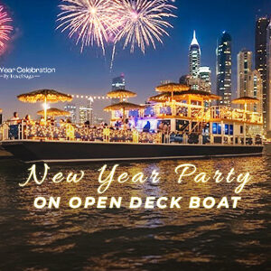 New Year Party On Open Deck Boat Dubai 2026-27