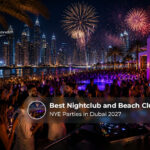 Nightclub and beach club NYE parties in Dubai for 2027.
