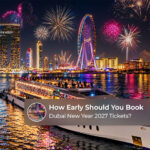 Travellers securing early access to Dubai New Year 2027 celebrations and festive events.