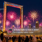 Dubai safety guide for New Year 2026–27 featuring Downtown Dubai, Burj Khalifa fireworks and holiday crowds